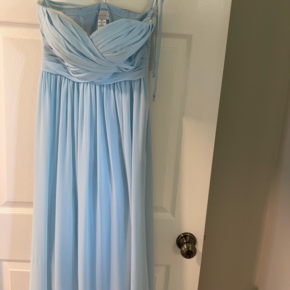 Bill Levkoff light Blue Bridesmaid Dress - Picture 2 of 12